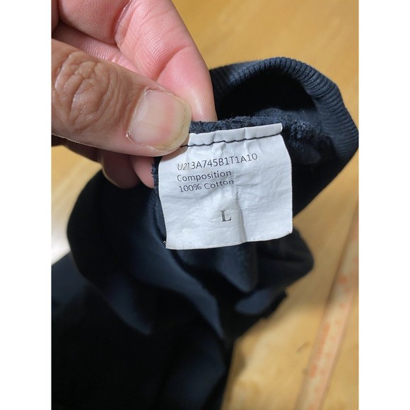 UniFree All Black Hooded Ears Anime Style Cosplay SZ L 25pit2pit (runs Big) - Picture 7 of 9